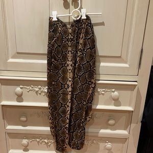 Animal print pants